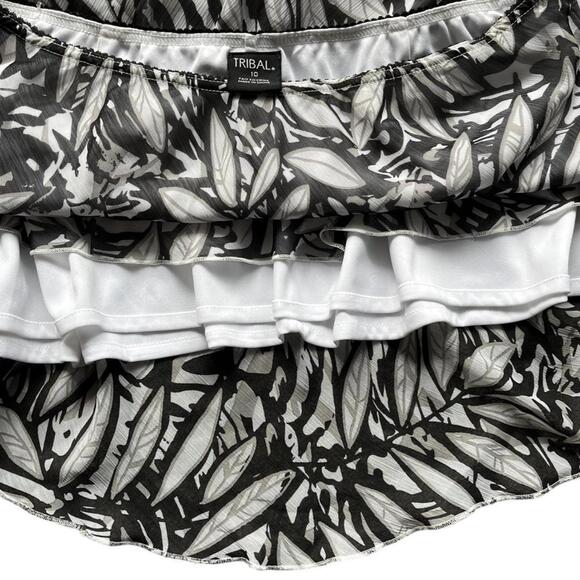 midi floral mesh skirt - Picture 2 of 3